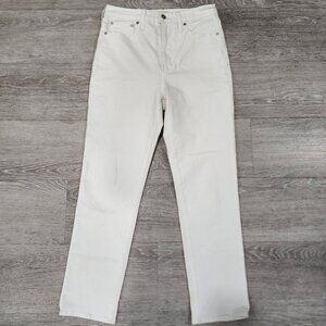 NWT Madewell The Perfect Vintage Jean Women's White Denim Size 27